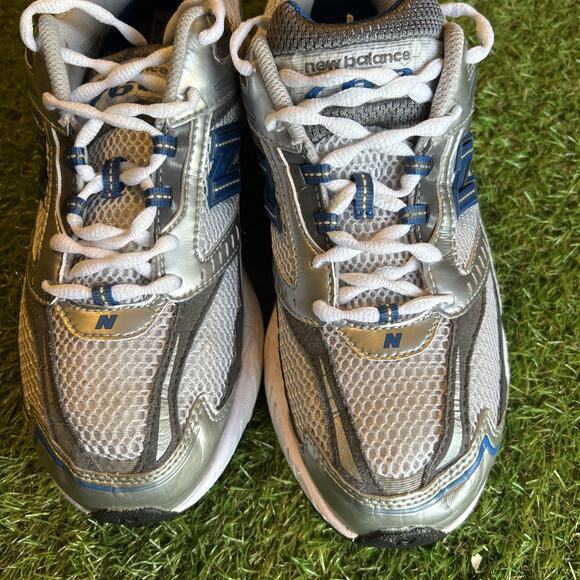 New Balance 768 Gray Blue Mens 10 Low Top Lace Up Athletic Sneaker Made In USA